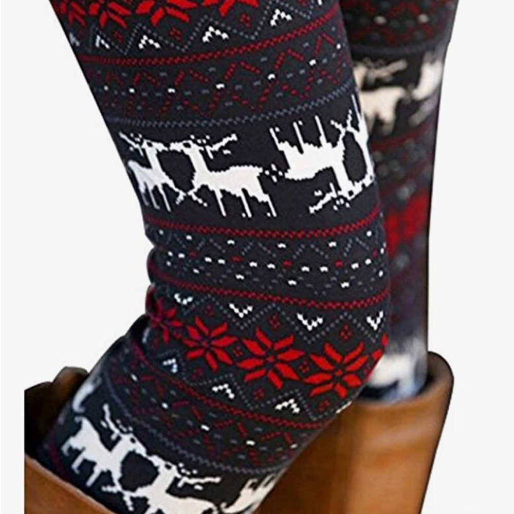 Holiday Intarsia Leggings